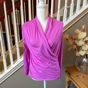 Ralph Lauren Wrap Style Blouse